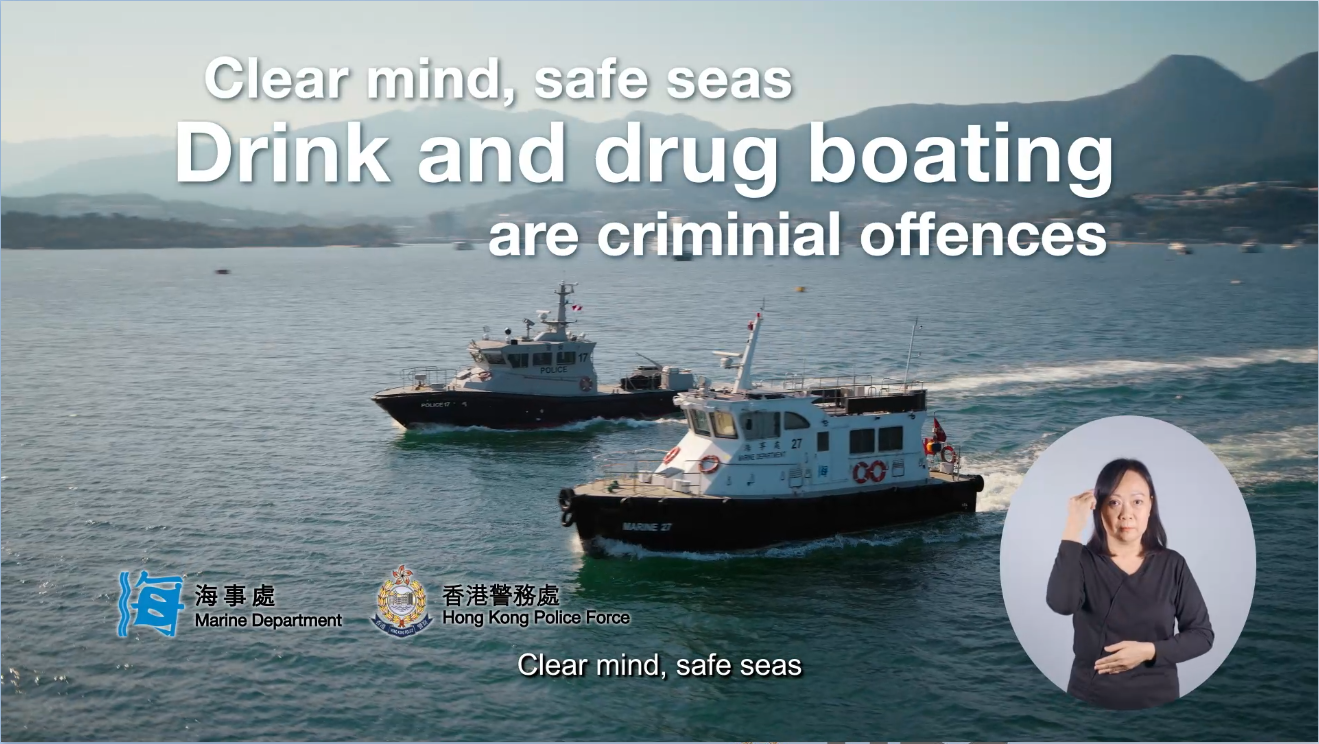 Clear mind, safe seas Drink and drug boating are criminal offences